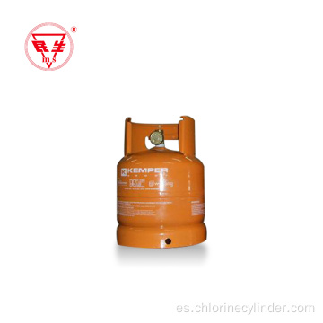 Cilindro de gas lpg de cocina portátil de 2 kg del mercado de Oriente Medio